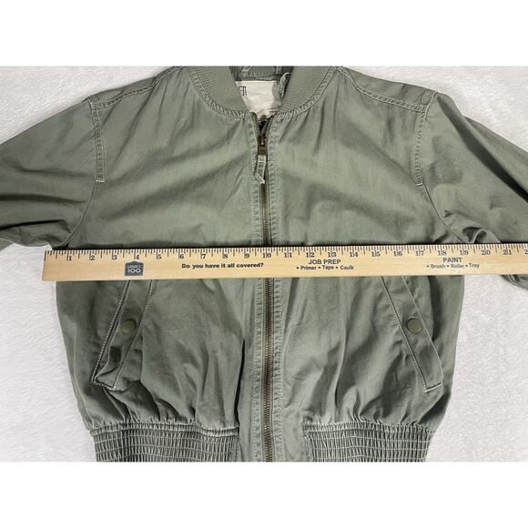 Anthropologie Pilcro Canvas Cropped Bomber Jacket Women's SZ XS Street - Picture 7 of 9